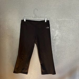 THE NORTH FACE women’s wide leg capri leggings black size l